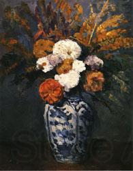 Paul Cezanne Dahlias Spain oil painting art